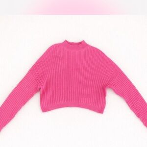 Hollister Bright Pink Women's Cowl Sweater